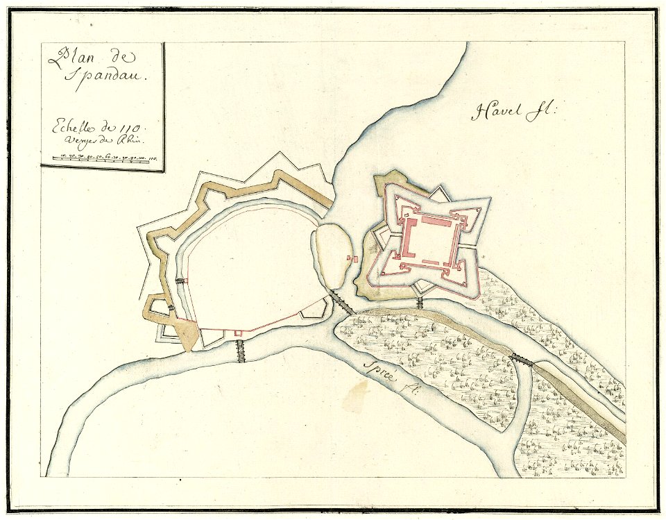 Plan de Spandau 1751-1770