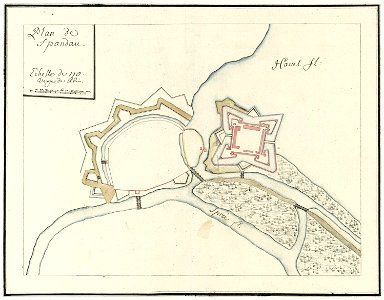 Plan de Spandau 1751-1770
