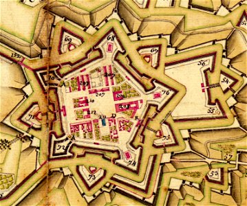 Plan citadelle de Strasbourg (avant 1800)