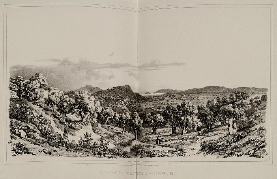 Plaine de Zacynthe ou Zante - Stackelberg Otto Magnus Von - 1834