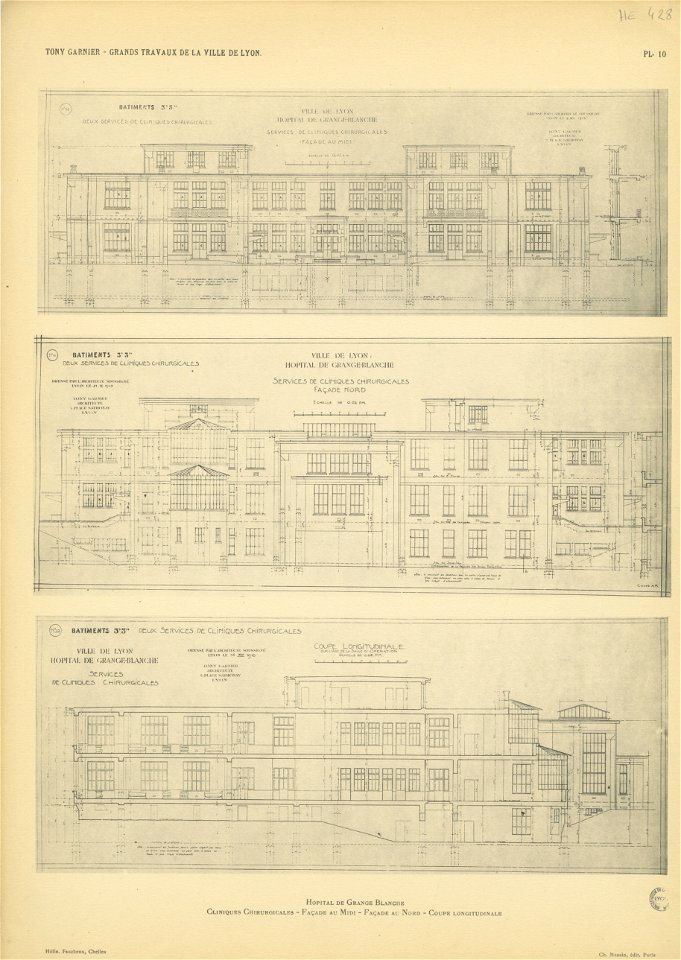 Planche 10. — Hôpital de Grange-Blanche