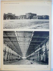 Planche 45. — Marché aux bestiaux et abattoirs de La Mouche