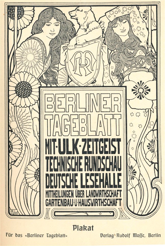 Plakat Berliner Tageblatt