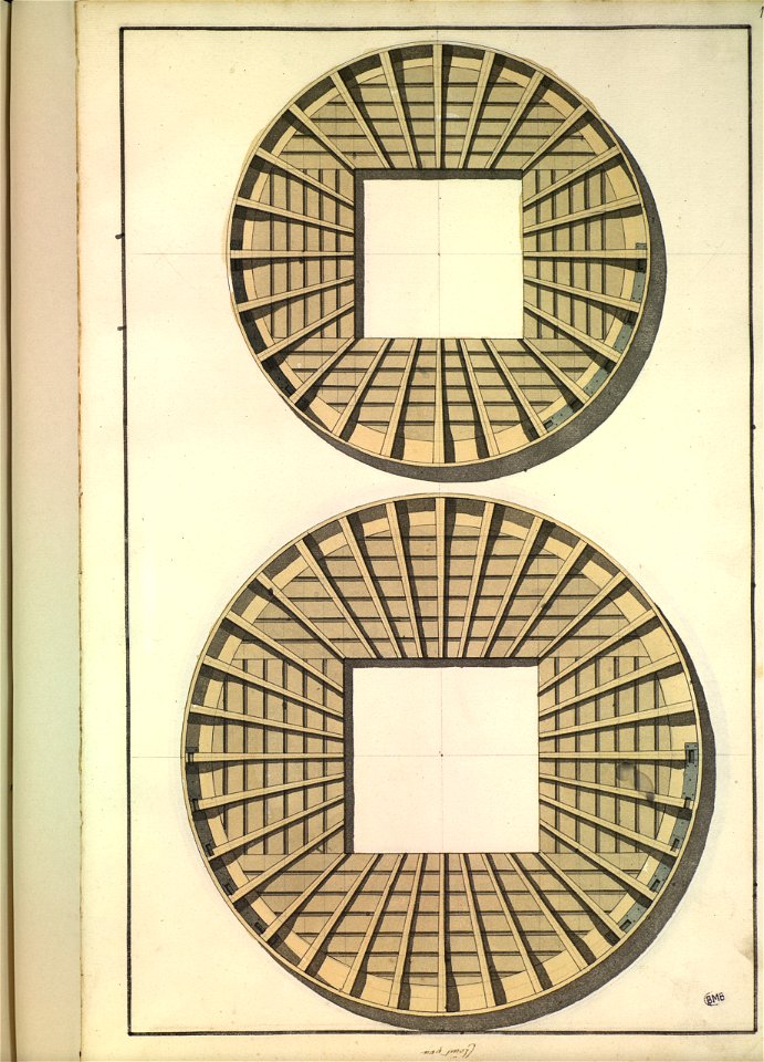 Plans d'éléments de mâture XVIIIè siècle 2