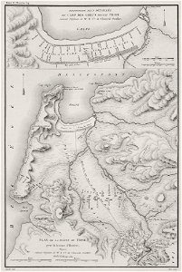 Plan de la plaine de Troie - Choiseul-gouffier Gabriel Florent Auguste De - 1822