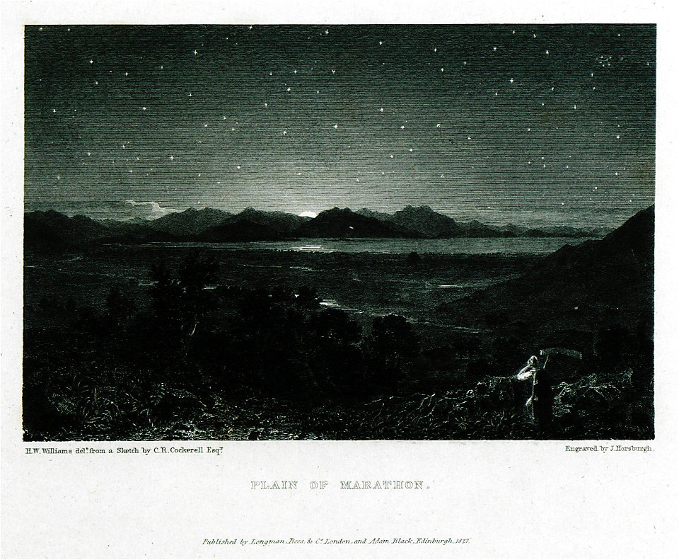 Plain of Marathon - Williams Hugh William - 1829