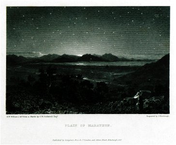 Plain of Marathon - Williams Hugh William - 1829