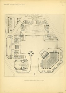 Planche 32. — Projet pour la Bourse du Travail à Lyon