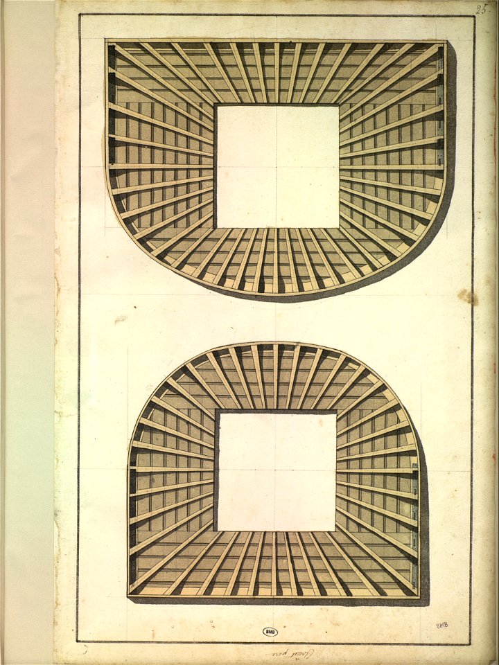 Plans d'éléments de mâture XVIIIè siècle 21