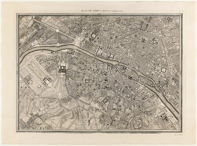 Plan de Roussel (édition de 1844) feuille 5-9 (02) - Paris Musées