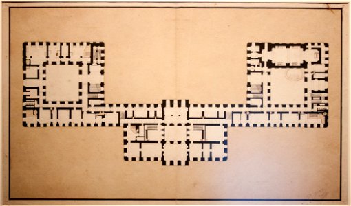 Plan of ground floor of the Royal Palace
