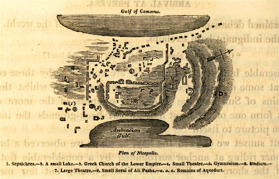 Plan of Nicopolis - Hughes Thomas Smart - 1820