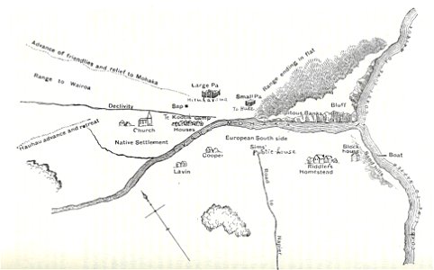 Plan of mohaka. Free illustration for personal and commercial use.