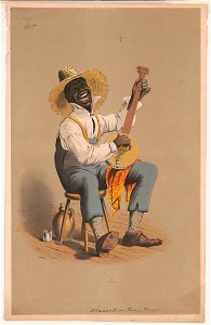 Plantation banjo player LCCN89708605