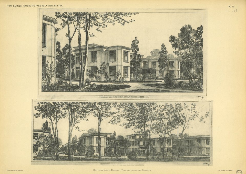 Planche 12. — Hôpital de Grange-Blanche