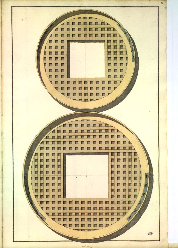 Plans d'éléments de mâture XVIIIè siècle 3