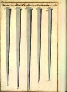 Plans des clous de Provence (1763) 2