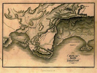 Plan of Ancient Syracuse - Hughes Thomas Smart - 1820