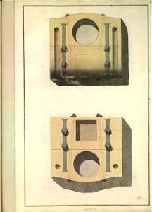 Plans d'éléments de mâture XVIIIè siècle 4