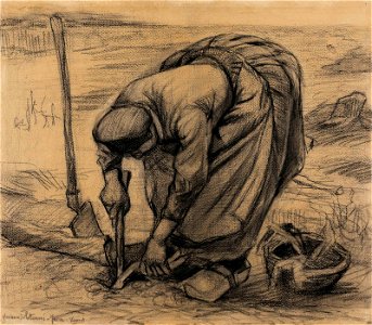 Planteuse de betteraves, by Vincent van Gogh