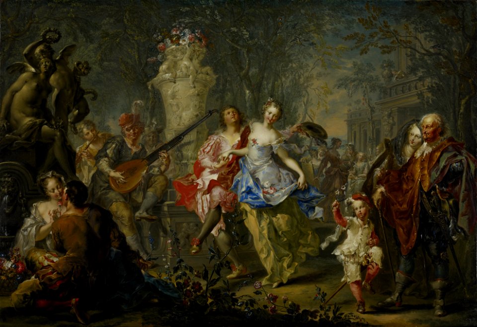Johann Georg Platzer - Frühling (aus der Folge Die Freuden der Jahreszeiten)