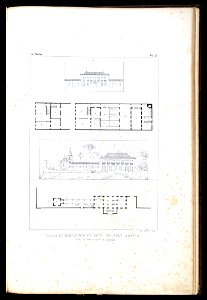 Plans et elévations de deux grandes maisons - L'une de ville et l'autre de campagne (1), da Coleção Brasiliana Iconográfica