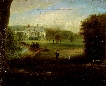 Plas Gogerddan, ca 1800 - artist unknown - NLW NLW gcf00937