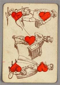 Playing Card, Five of Hearts, late 19th century (CH 18405273)