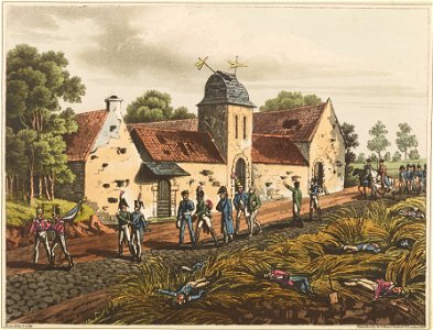 Plate H from 'An Historical Account of the Campaign in the Netherlands' by William Mudford (1817). Free illustration for personal and commercial use.