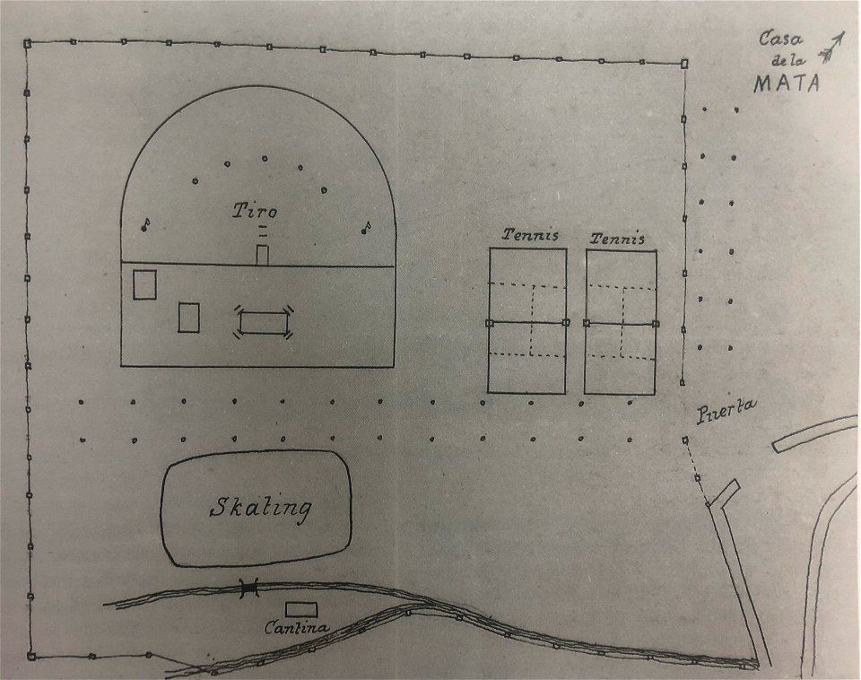 Plano Club El Tiro 1905