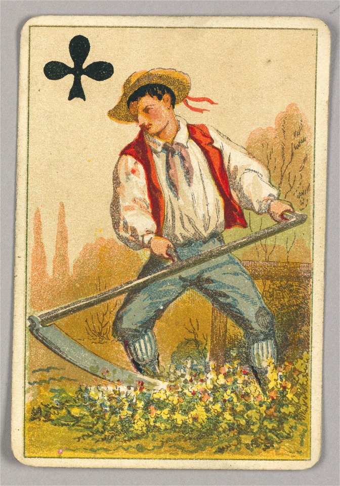 Playing Card, Jack of Clubs, late 19th century (CH 18405345)