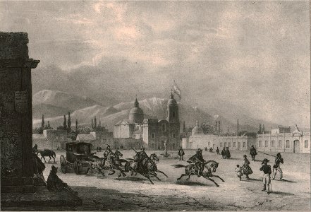 Plaza de Mendoza, según La Touanne