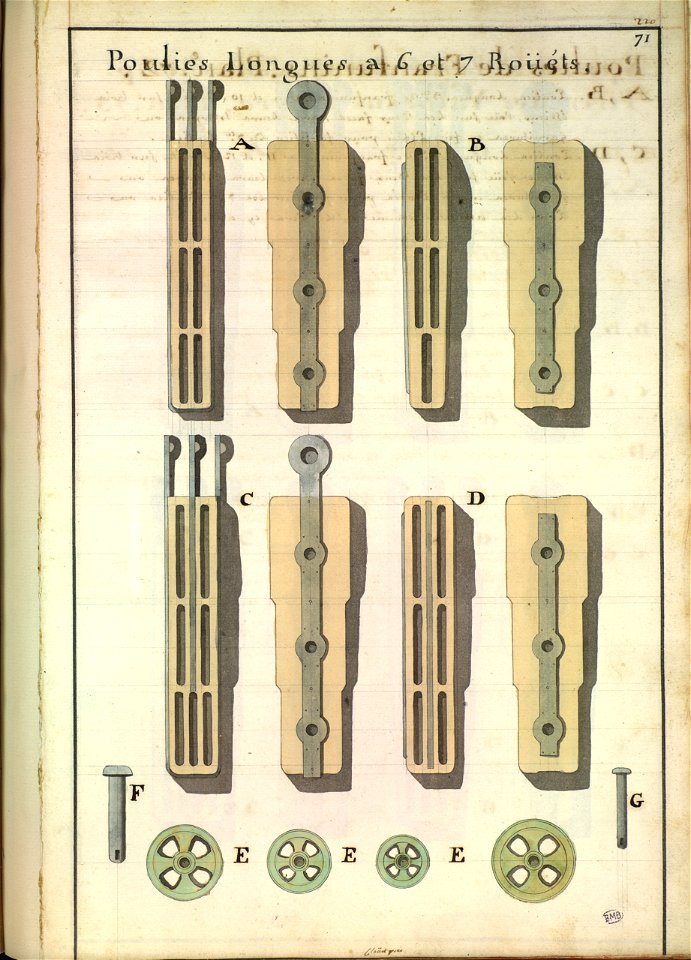 Plans de poulies de franc-funin