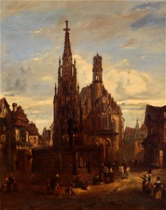 Plaza en la ciudad de Nurenberg - Zarra A