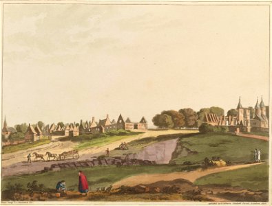 Plate W from 'An Historical Account of the Campaign in the Netherlands' by William Mudford (1817)