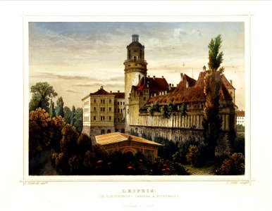 Pleißenburg um 1850