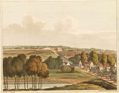 Plate V from 'An Historical Account of the Campaign in the Netherlands' by William Mudford (1817). Free illustration for personal and commercial use.