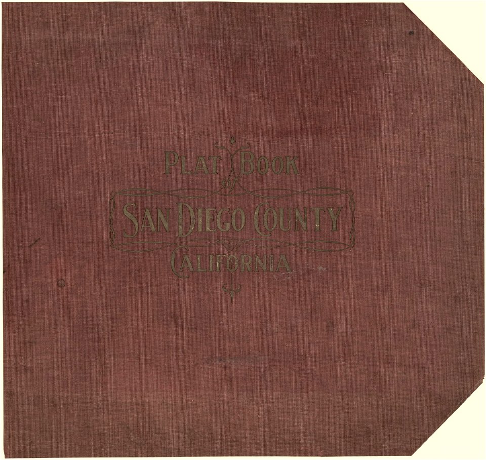 Plat book of San Diego County, California LOC 2007626895-1