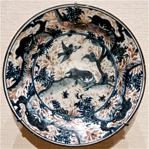 Plate birds animals Met 91.1.127