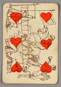 Playing Card, Six of Hearts, late 19th century (CH 18405275)