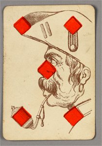Playing Card, Five of Diamonds, late 19th century (CH 18405295)