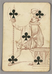 Playing Card, Five of Clubs, late 19th century (CH 18405317)