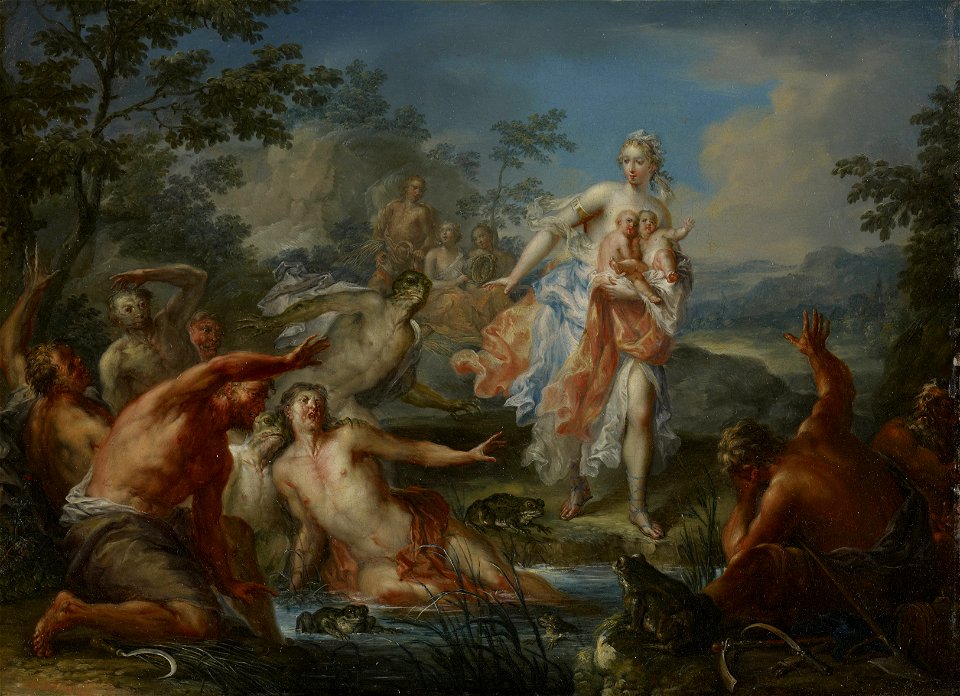 Johann Georg Platzer - Latona verwandelt die lykischen Bauern in Frösche