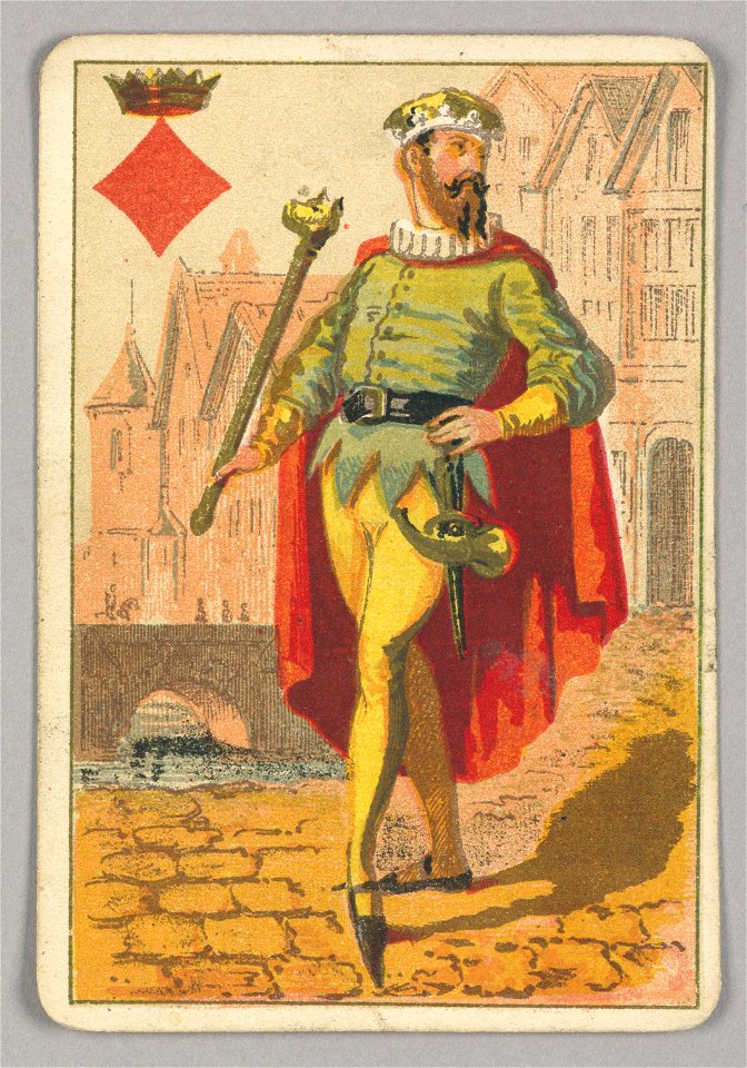 Playing Card, King of Diamonds, late 19th century (CH 18405353)