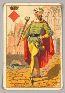 Playing Card, King of Diamonds, late 19th century (CH 18405353)