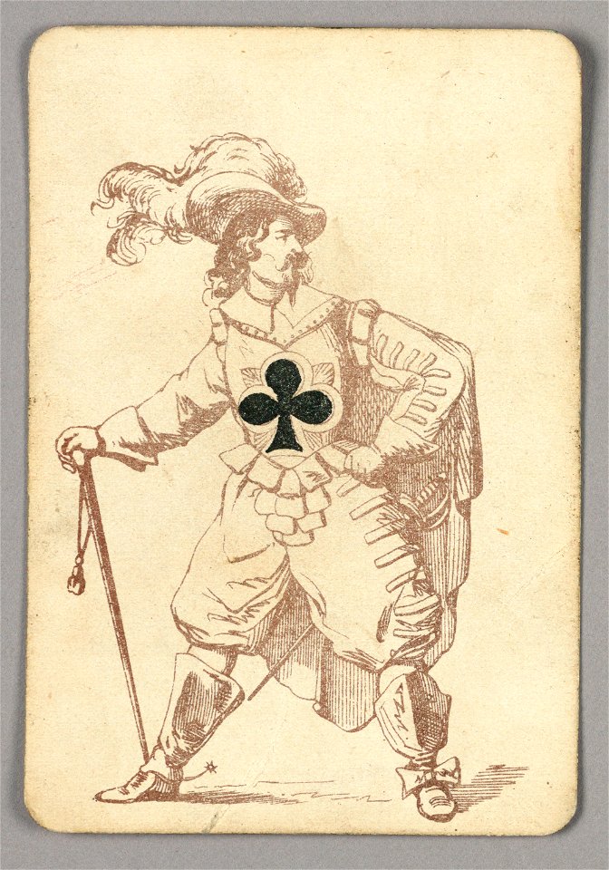 Playing Card, Ace of Clubs, late 19th century (CH 18405309)