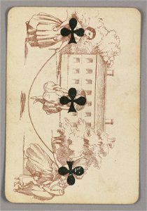 Playing Card, Three of Clubs, late 19th century (CH 18405313)