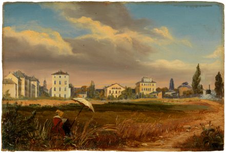 Plein Air Painter at the Outskirts of the City - Nationalmuseum - 212136
