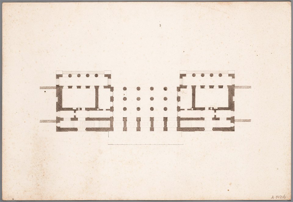 Plattegrond, objectnr A 14216