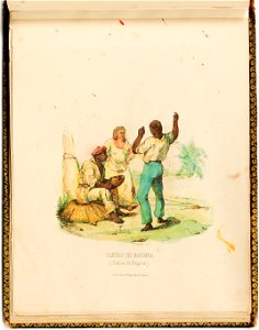 Playing the Marimba, da Coleção Brasiliana Iconográfica